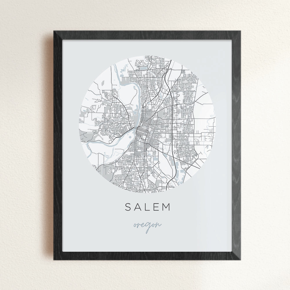 Salem Street Map | Backstory Map Co.