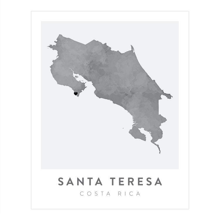 Santa Teresa, Costa Rica Map
