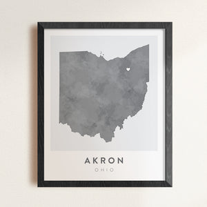 akron ohio wall art