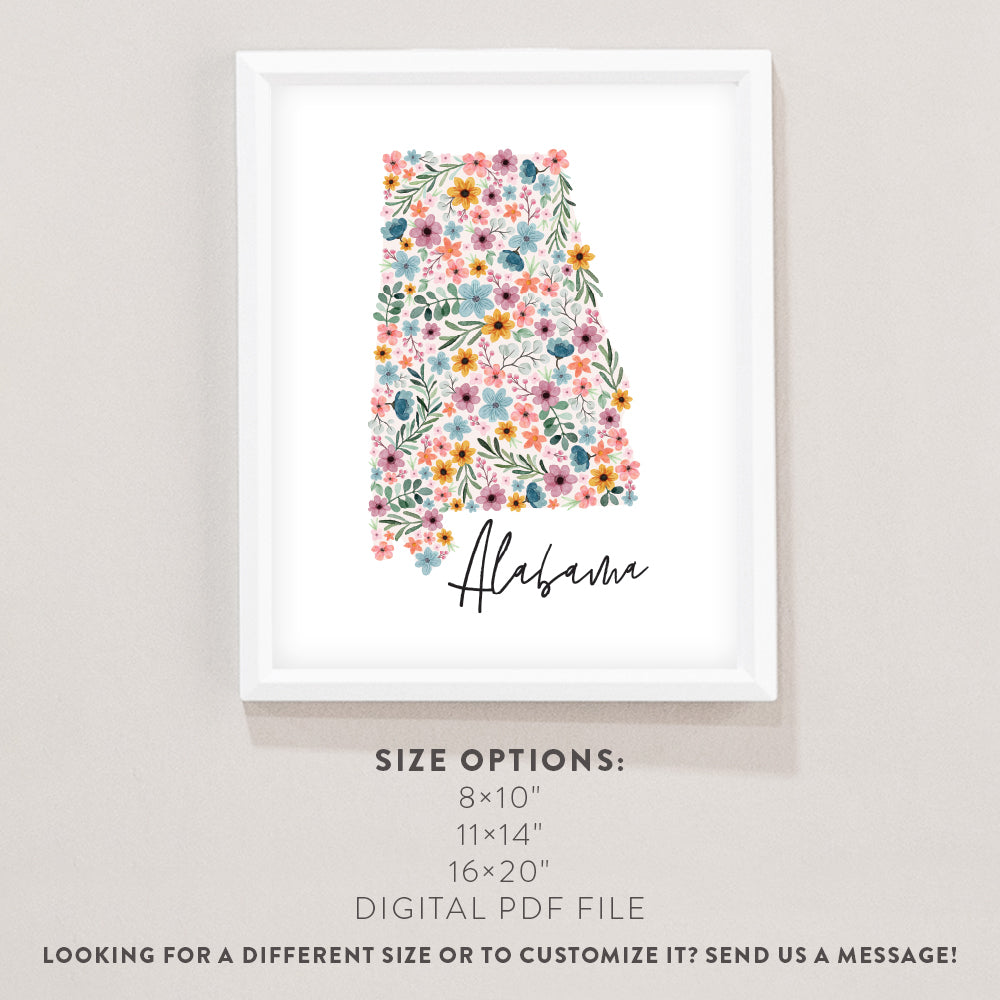 cute alabama poster