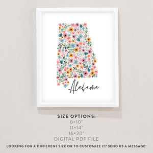 cute alabama poster