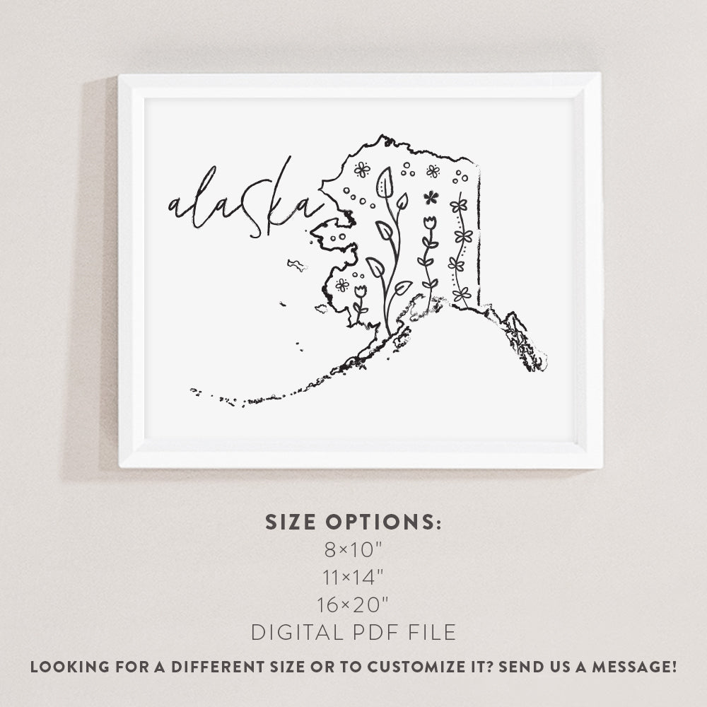 alaska outline
