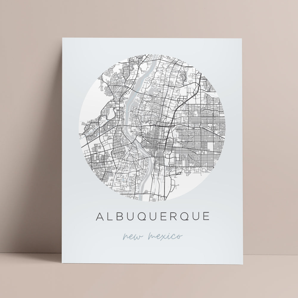 albuquerque map