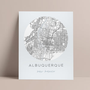albuquerque map