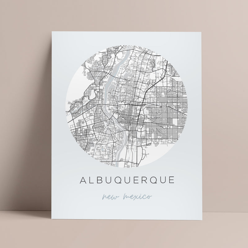 albuquerque map