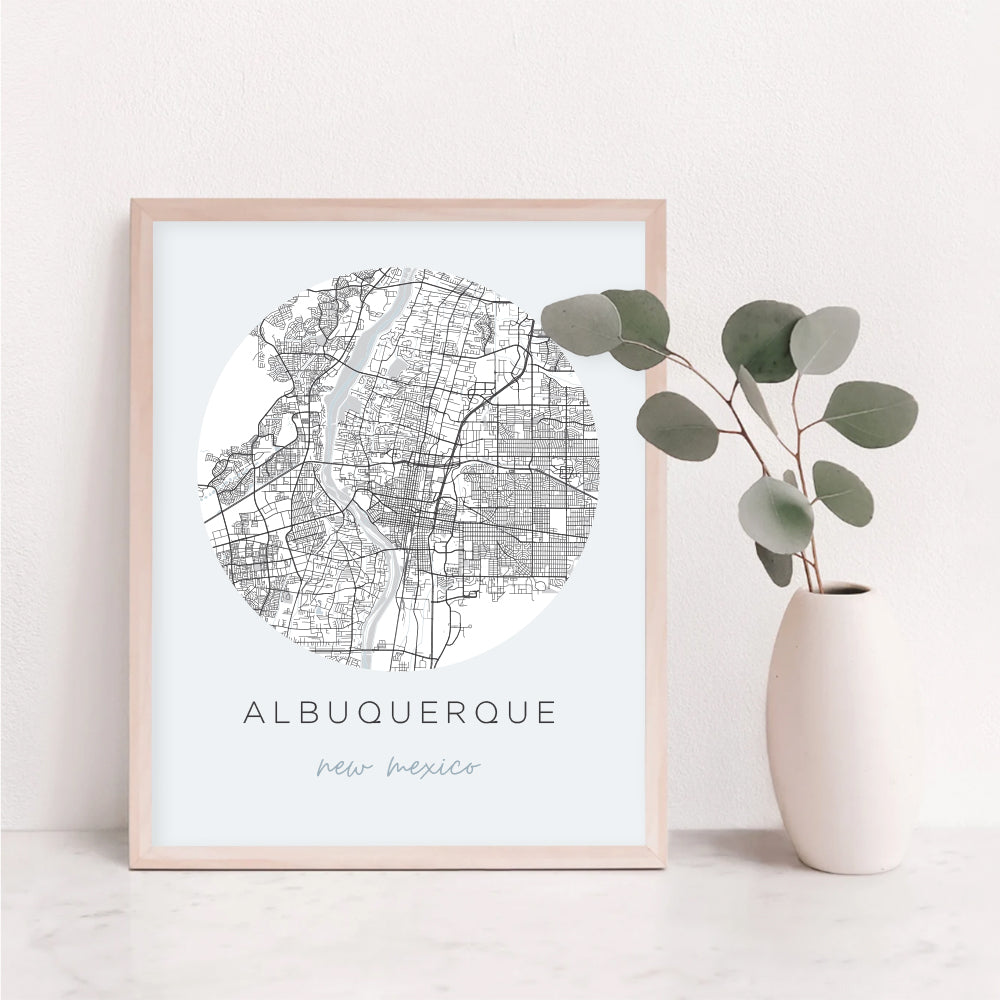 albuquerque city map