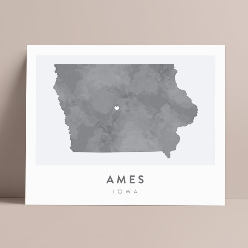ames, iowa map