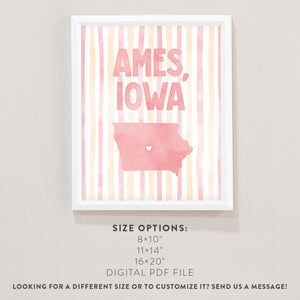 Ames, Iowa Poster