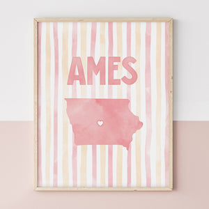 Ames, Iowa Poster