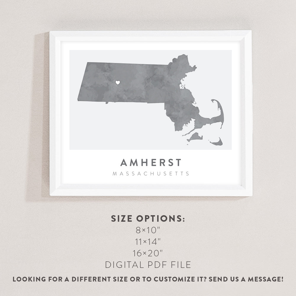 amherst massachusetts poster