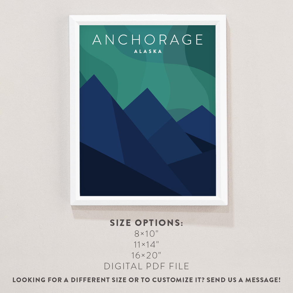 alaska travel poster