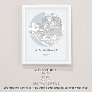 anchorage alaska poster