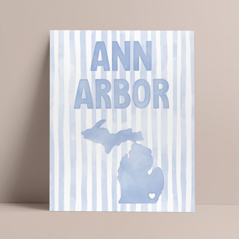 Ann Arbor, Michigan Poster