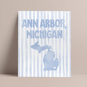 Ann Arbor, Michigan Poster