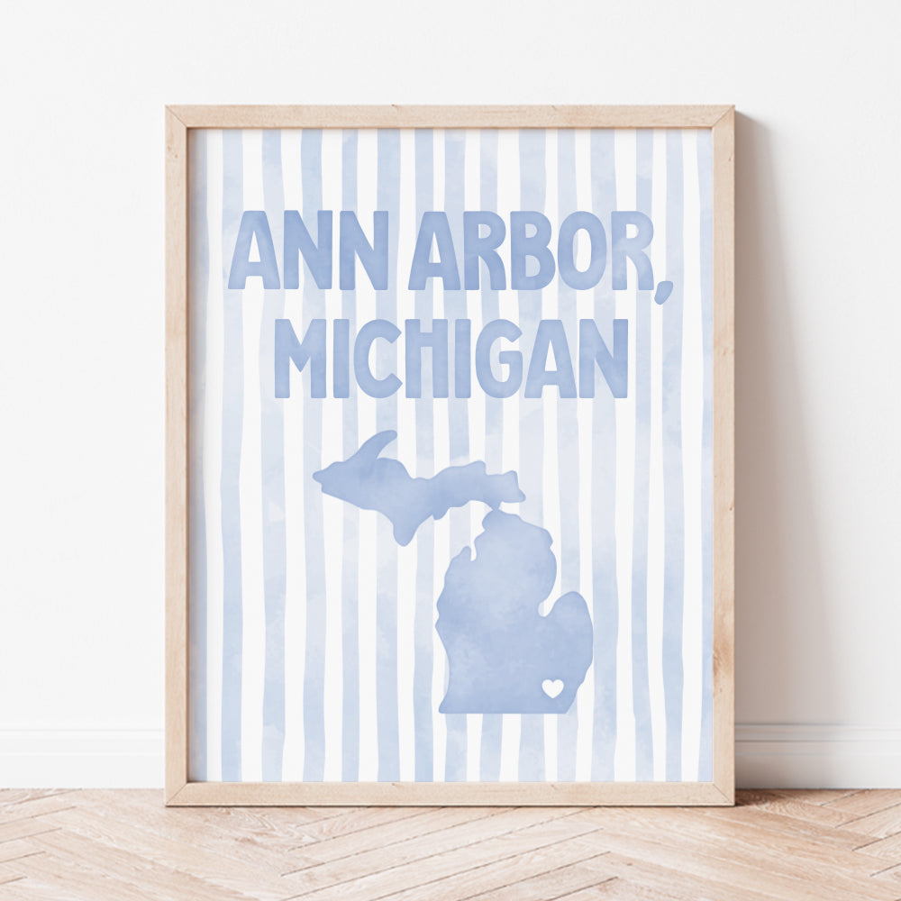 Ann Arbor, Michigan Poster