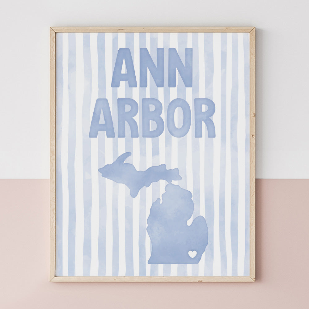 Ann Arbor, Michigan Poster