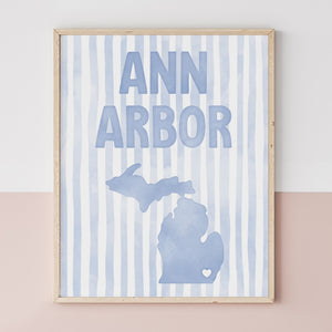 Ann Arbor, Michigan Poster