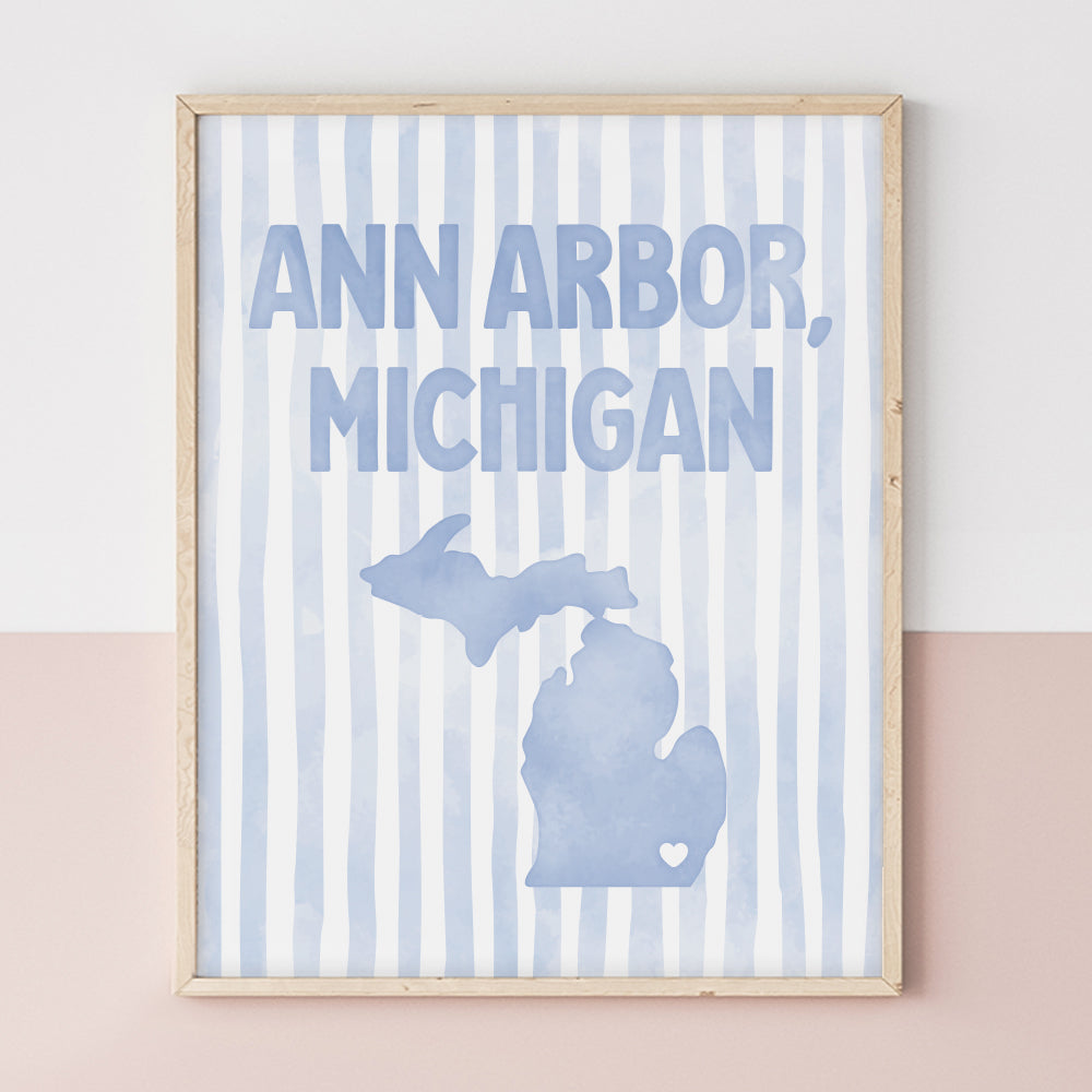 Ann Arbor, Michigan Poster