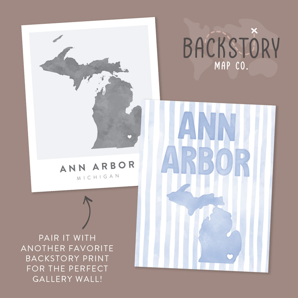 Ann Arbor, Michigan Poster