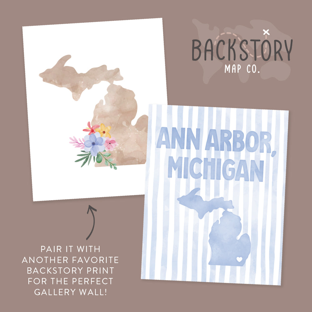 Ann Arbor, Michigan Poster