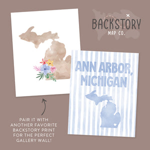Ann Arbor, Michigan Poster
