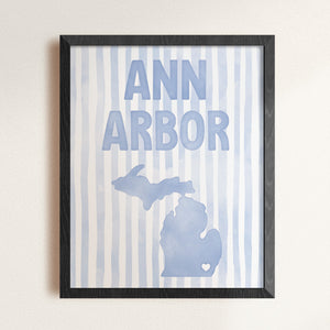 Ann Arbor, Michigan Poster