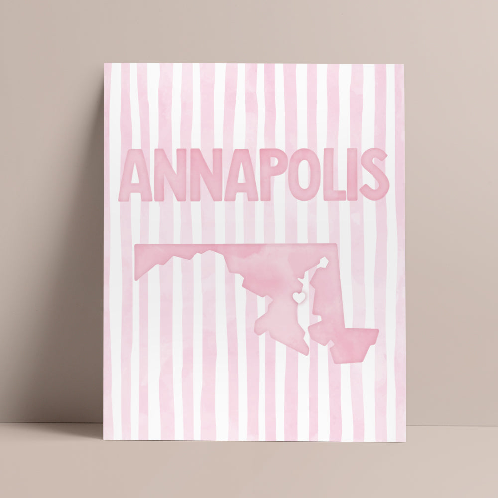 preppy annapolis wall art