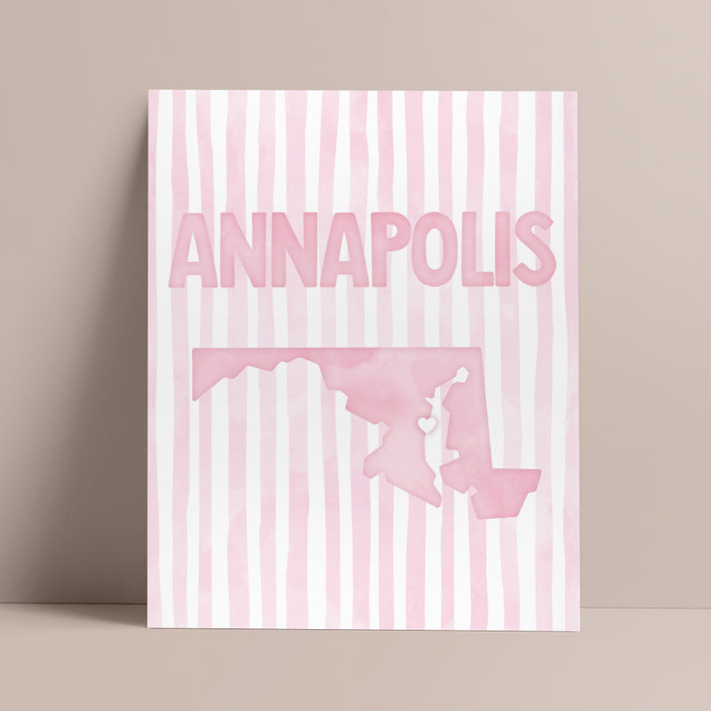 preppy annapolis wall art