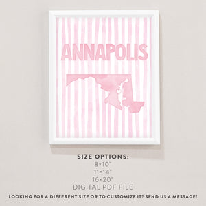 annapolis maryland poster