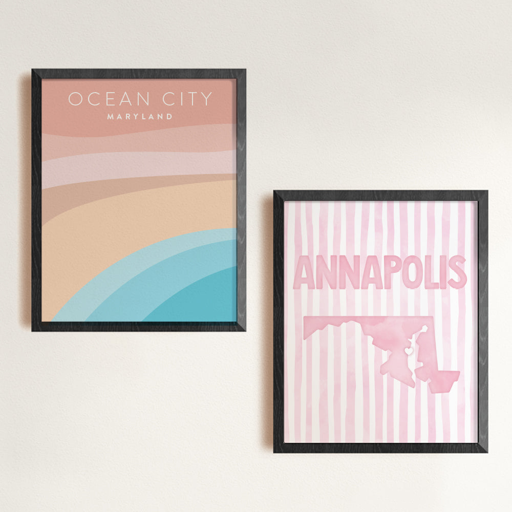 cute annapolis wall art