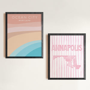 cute annapolis wall art