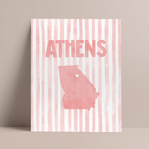Athens, Georgia Poster