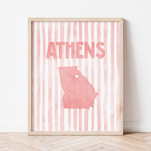Athens, Georgia Poster