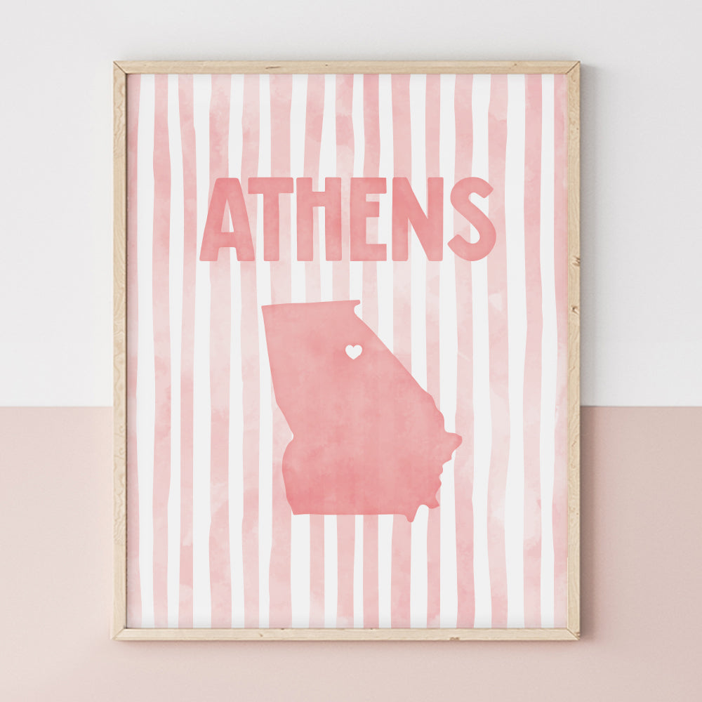 Athens, Georgia Poster