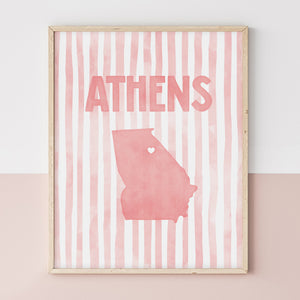 Athens, Georgia Poster
