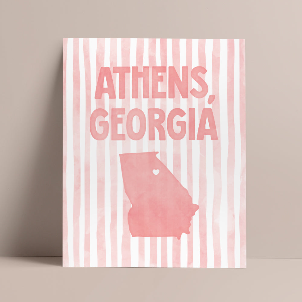 Athens, Georgia Poster