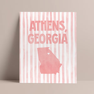 Athens, Georgia Poster