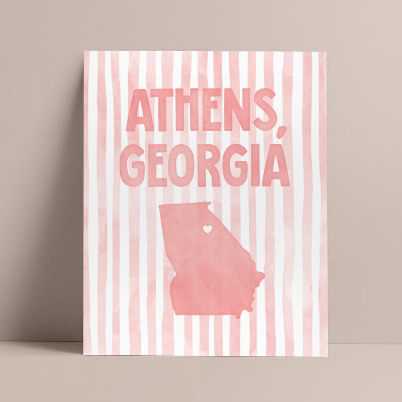 Athens, Georgia Poster