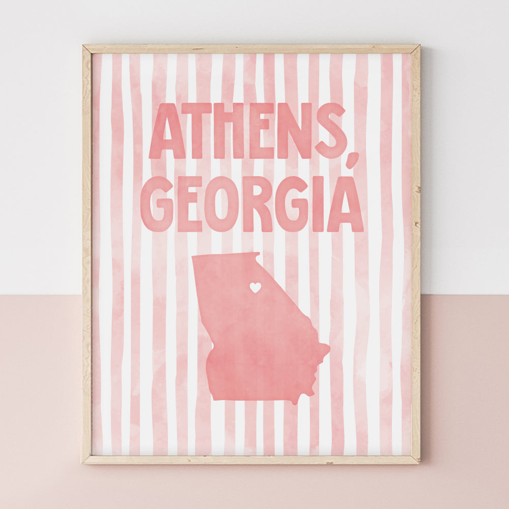 Athens, Georgia Poster