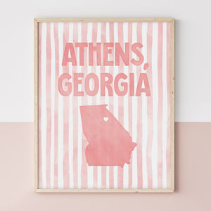 Athens, Georgia Poster