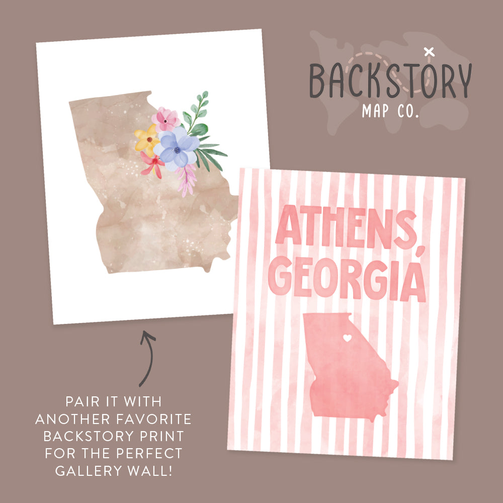 Athens, Georgia Poster