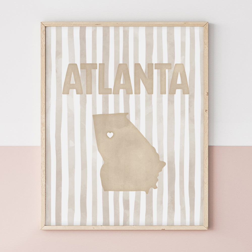 atlanta georgia wall art