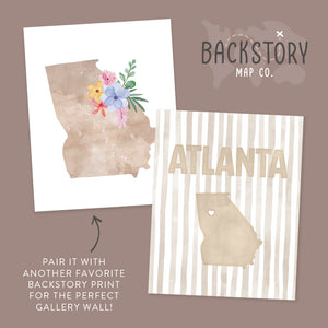 cute georgia art prints