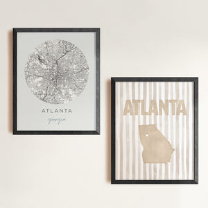 cute atlanta wall art