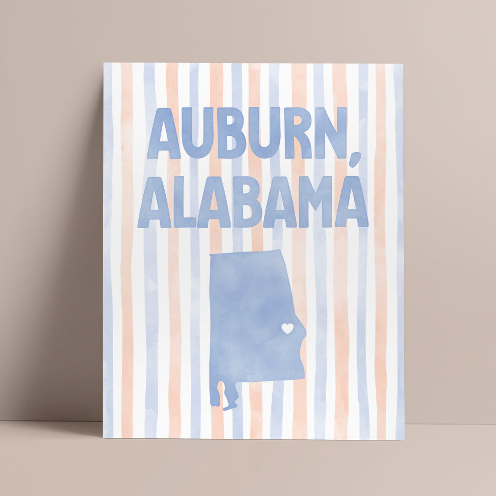 Auburn, Alabama Poster