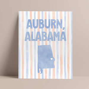 Auburn, Alabama Poster