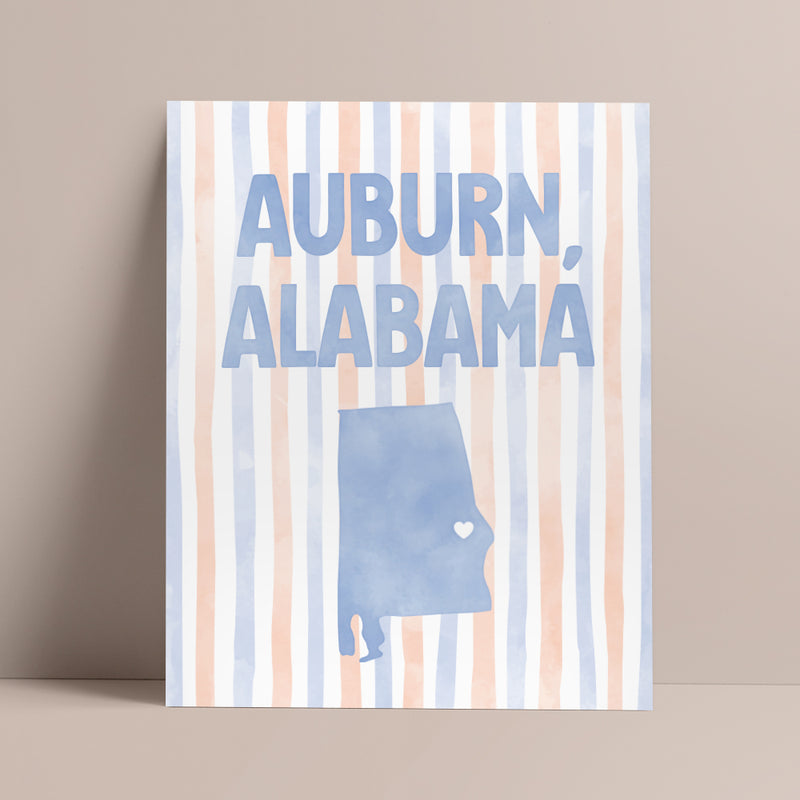 Auburn, Alabama Poster