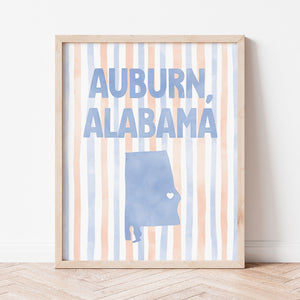 Auburn, Alabama Poster