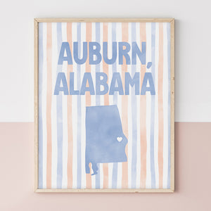 Auburn, Alabama Poster