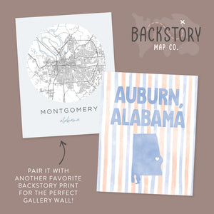 Auburn, Alabama Poster